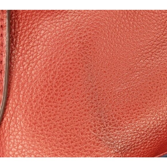 Tiganello Glam Red Round It Up Shopper Leather Handbag Brass Toned Hardware - Picture 14 of 15